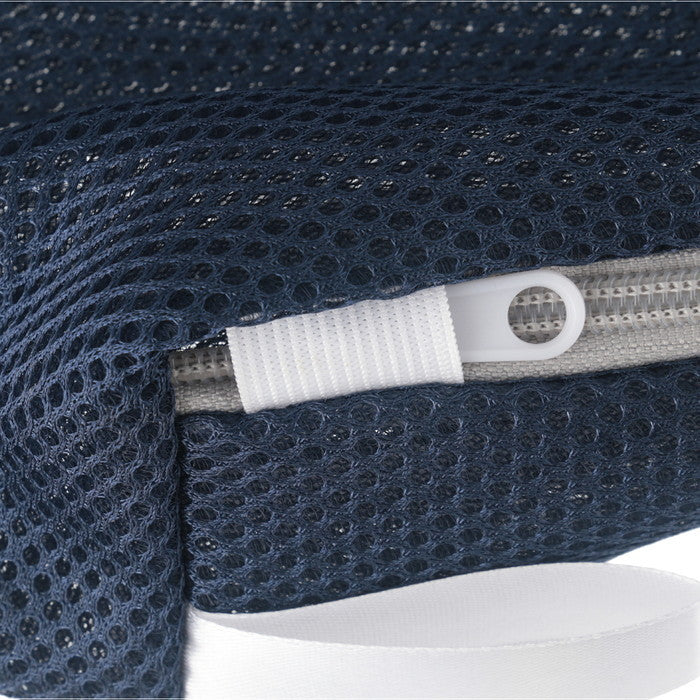 LB 洗濯ネット スクエア型 ネイビー 幅380×奥行200×高さ100 fj-28513の画像