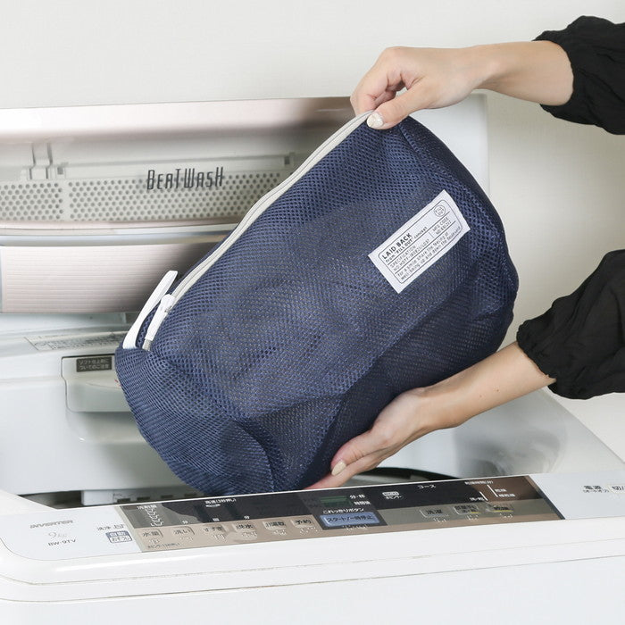 LB 洗濯ネット ドラム型 ネイビー 幅210×奥行210×高さ280 fj-28514の画像