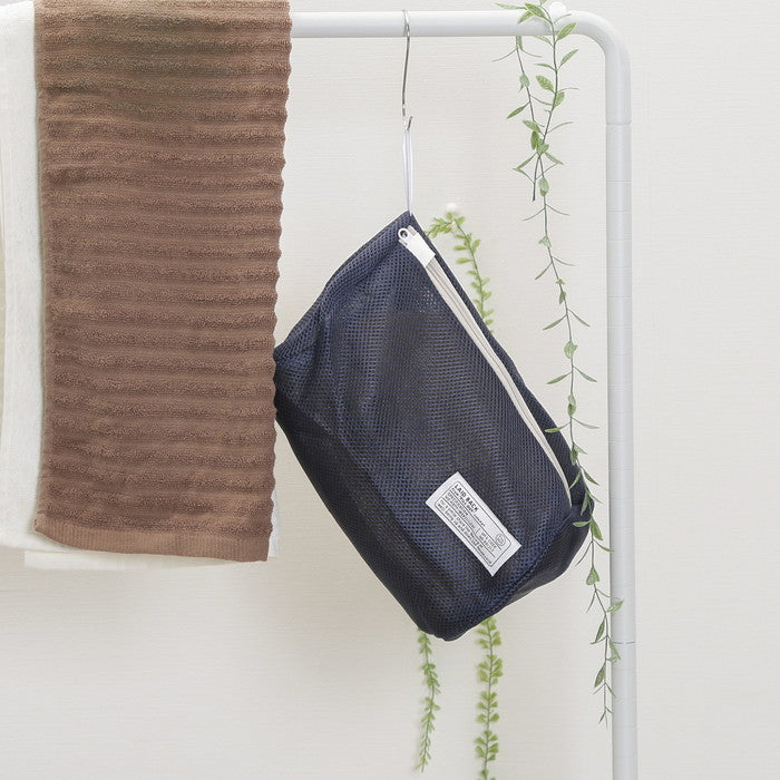 LB 洗濯ネット ドラム型 ネイビー 幅210×奥行210×高さ280 fj-28514の画像