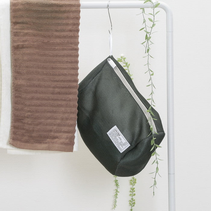 LB 洗濯ネット ドラム型 モスグリーン 幅210×奥行210×高さ280 fj-28523の画像