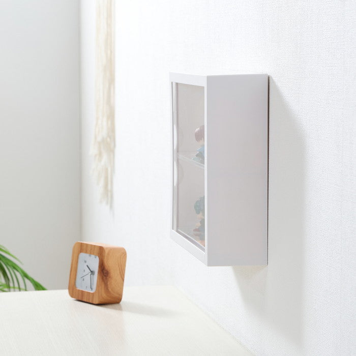 コレクション ケース kake Milk ホワイト 幅248×奥行80×高さ248 fj-29022の画像