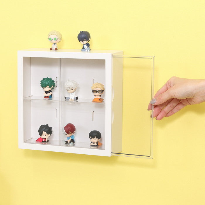 コレクション ケース kake Milk ホワイト 幅248×奥行80×高さ248 fj-29022の画像