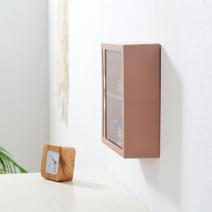 コレクション ケース kake Red Chai レッドブラウン 幅248×奥行80×高さ248 fj-29023の画像