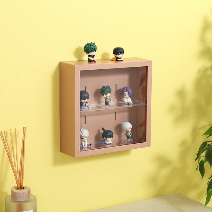 コレクション ケース kake Red Chai レッドブラウン 幅248×奥行80×高さ248 fj-29023の画像