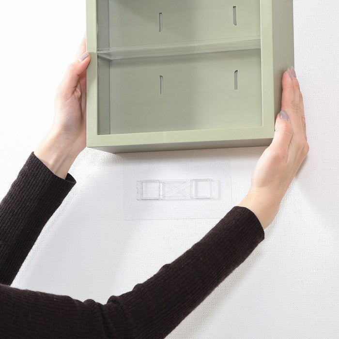 コレクション ケース kake Green Tea グリーン 幅248×奥行80×高さ248 fj-29025の画像