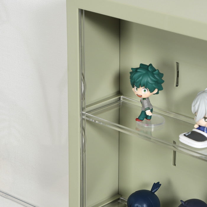 コレクション ケース kake Green Tea グリーン 幅248×奥行80×高さ248 fj-29025の画像