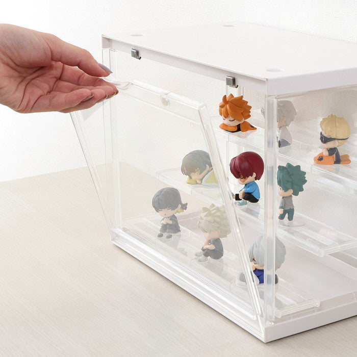 コレクション ケース hina White Lily ホワイト 幅300×奥行176×高さ233 fj-29026の画像