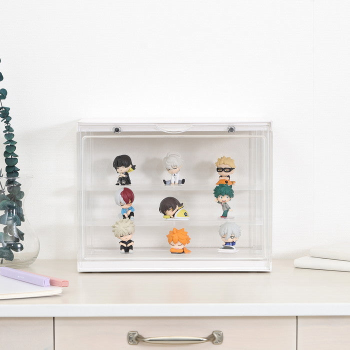 コレクション ケース hina White Lily ホワイト 幅300×奥行176×高さ233 fj-29026の画像