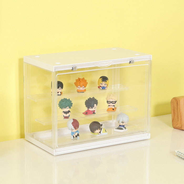 コレクション ケース hina White Lily ホワイト 幅300×奥行176×高さ233 fj-29026の画像