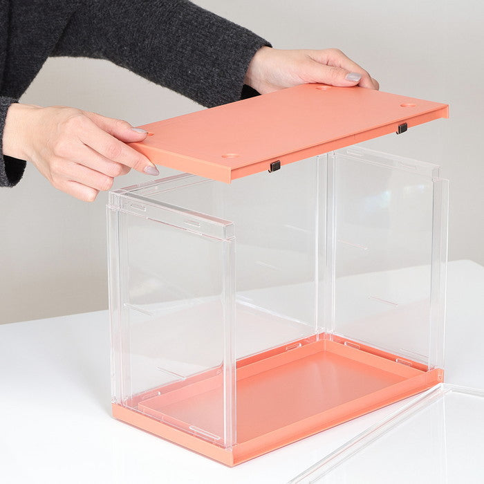 コレクション ケース hina Peach Blossom ピンク 幅300×奥行176×高さ233 fj-29027の画像