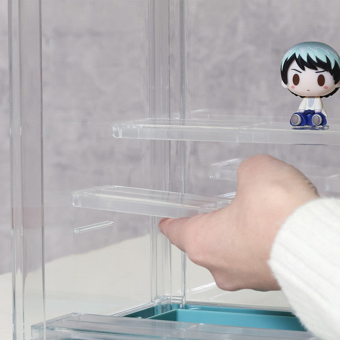 コレクション ケース hina Mint グリーン 幅300×奥行176×高さ233 fj-29029の画像