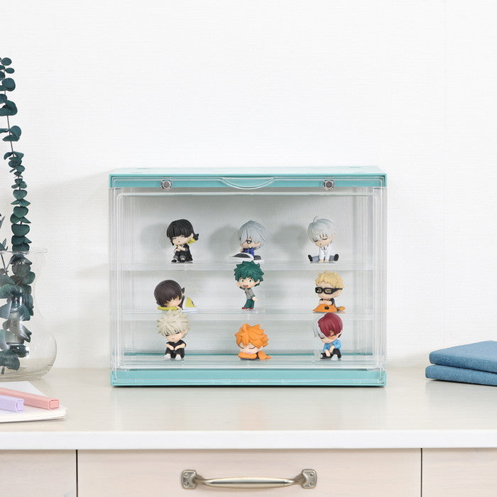 コレクション ケース hina Mint グリーン 幅300×奥行176×高さ233 fj-29029の画像