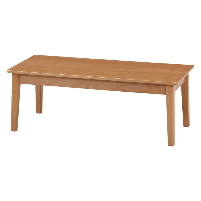 リビングテーブル シンプル シュラ NA ナチュラル 組立品 W1100×D500×H400mm 9.6kg fj-29105の画像