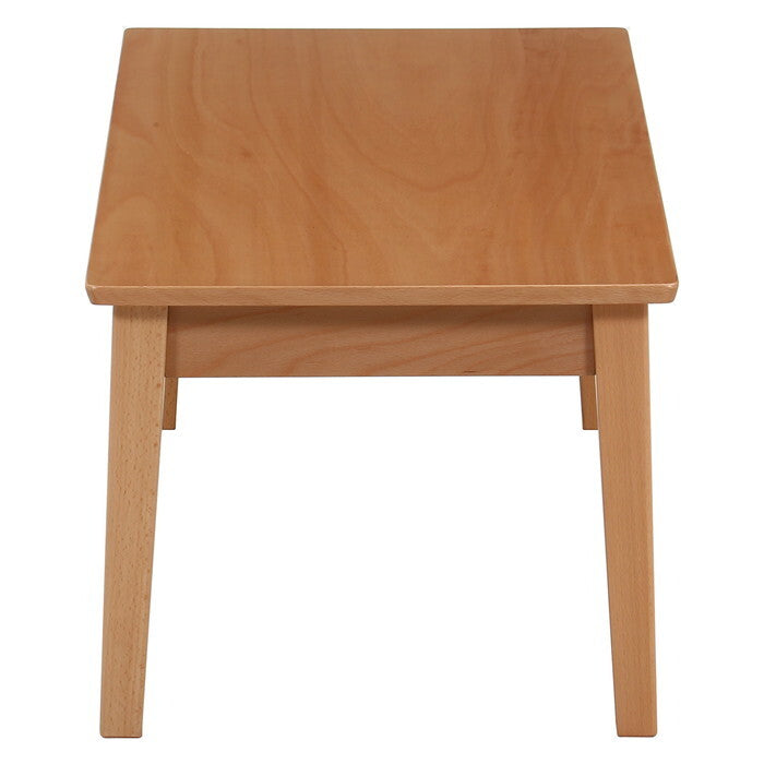 リビングテーブル シンプル シュラ NA ナチュラル 組立品 W1100×D500×H400mm 9.6kg fj-29105の画像