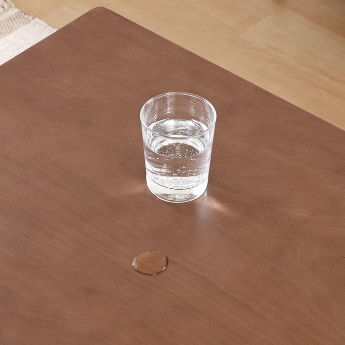 リビングテーブル シンプル シュラ BR ブラウン 組立品 W1100×D500×H400mm 9.6kg fj-29106の画像