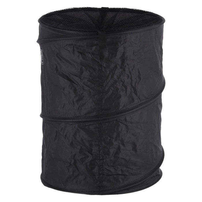 LB ポップアップランドリー バスケット ラウンド ブラック 幅350×奥行350×高さ480 fj-29265の画像