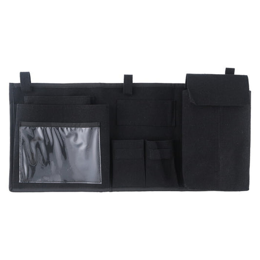 ベッドサイドポケット BK ブラック 完成品 W550×D250×H0mm 0.2kg fj-29269の画像