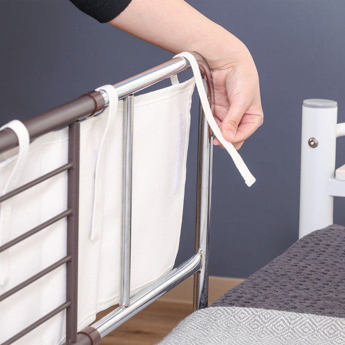 ベッドサイドポケット WH ホワイト 幅550×奥行250×高さ0 fj-29270の画像