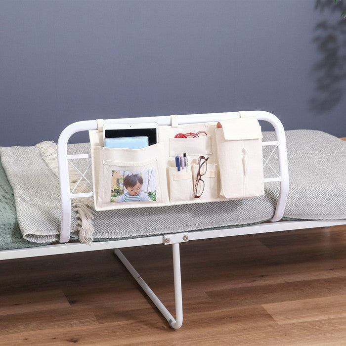 ベッドサイドポケット WH ホワイト 幅550×奥行250×高さ0 fj-29270の画像