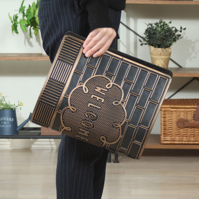 ラバーマット レクタングル 60×33 ブタ コッパー 完成品 W600×D330×H5mm 0.85kg fj-29277の画像