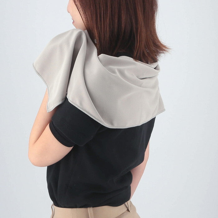 タオル UVクール 30×100cm L.GY 完成品 W300×D1×H1000mm 0.074kg fj-29371の画像