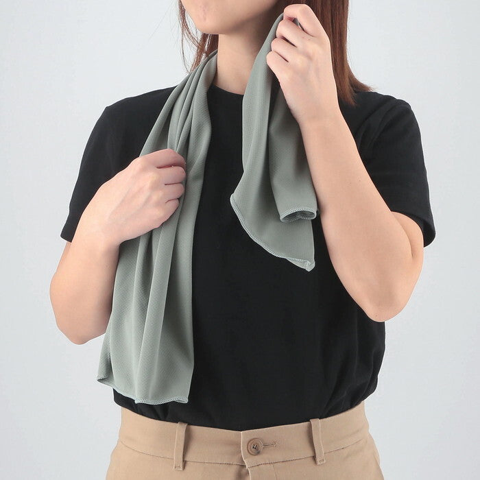 タオル UVクール 30×100cm GR 完成品 W300×D1×H1000mm 0.074kg fj-29372の画像