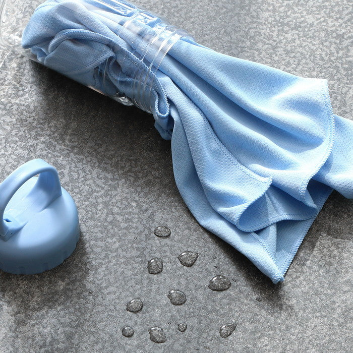 UVクールタオル ボトル付き 30×100cm BL BL 幅300×奥行1×高さ1000 fj-29376の画像