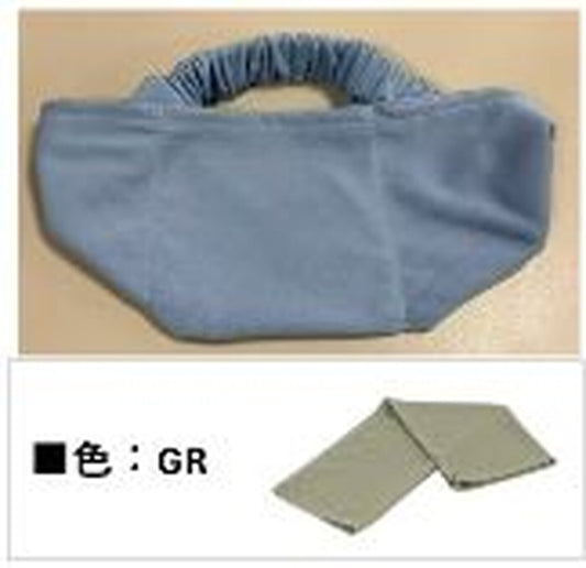 ネック･ヘアバンド UVクール 保冷剤付 GR 完成品 W235×D100×H20mm 0.05kg fj-29378の画像