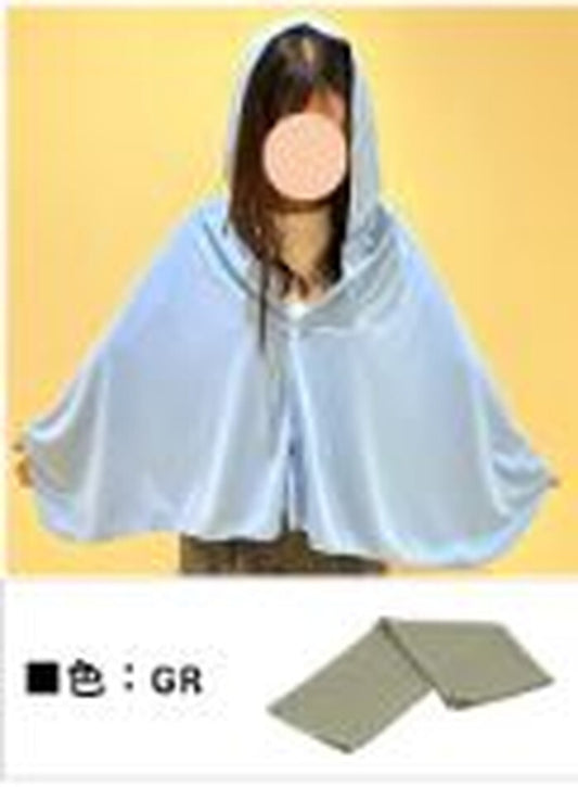 大判ポンチョ UVクール 保冷剤付 GR 完成品 W1500×D5×H600mm 0.2kg fj-29381の画像