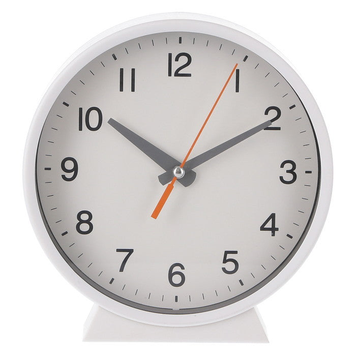 置時計 掛時計 兼用計 エルフ WH ホワイト 幅162×奥行43×高さ171 fj-29868の画像