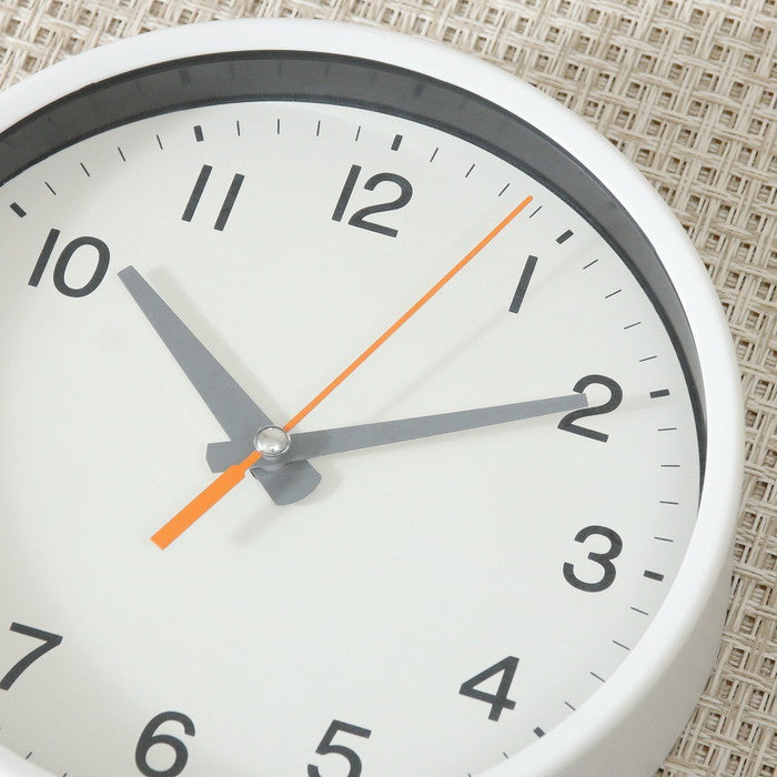 置時計 掛時計 兼用計 エルフ WH ホワイト 幅162×奥行43×高さ171 fj-29868の画像