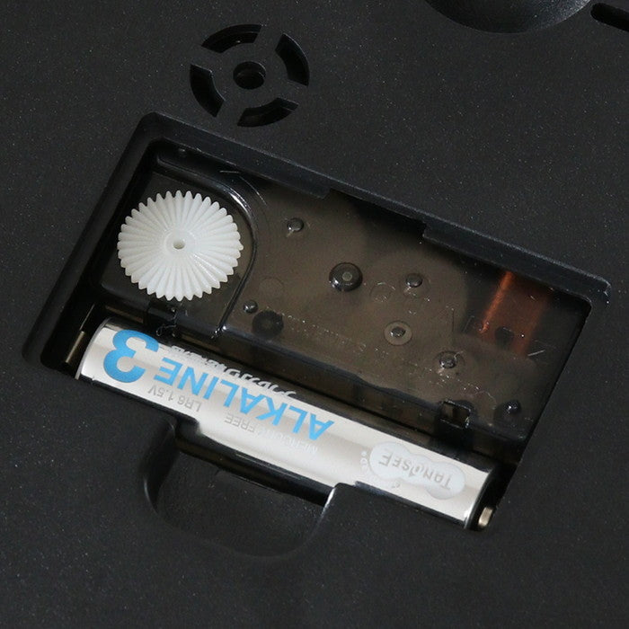 置時計 掛時計 兼用計 エルフ WH ホワイト 幅162×奥行43×高さ171 fj-29868の画像