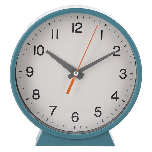 置時計 掛時計 兼用計 エルフ B.GR ブルーグリーン 幅162×奥行43×高さ171 fj-29870の画像