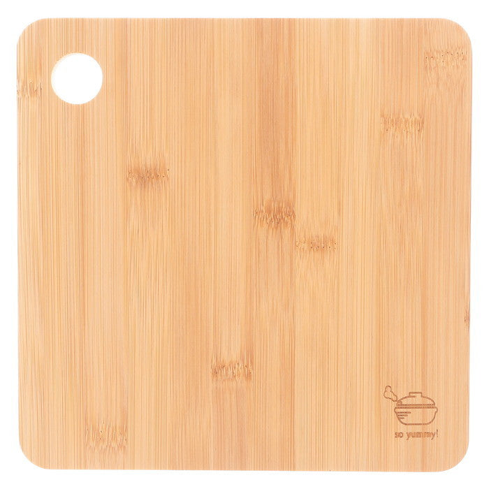 まな板にもなる鍋敷き ナチュラル 幅210×奥行210×高さ10 fj-31409の画像