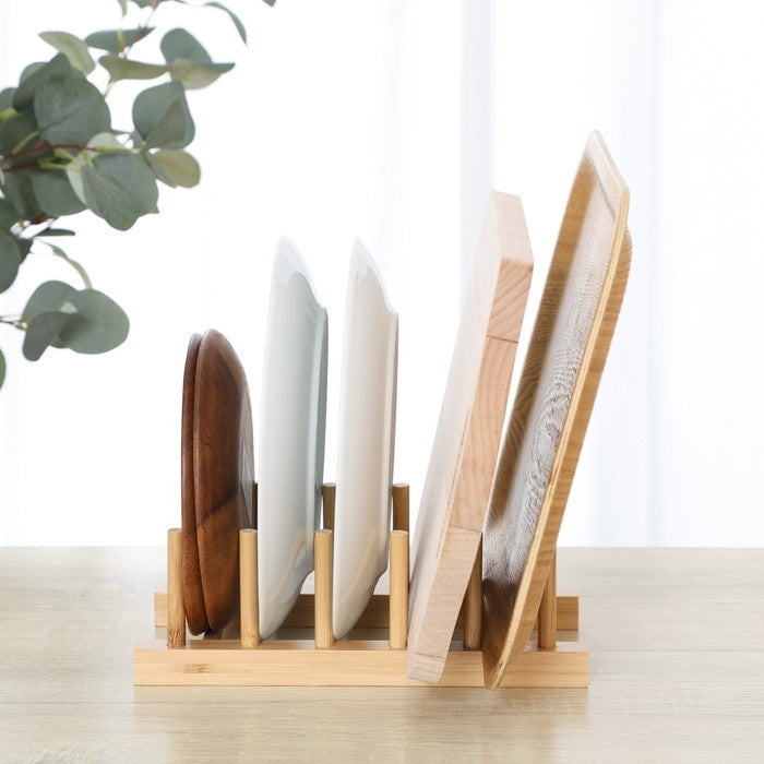 組立らくらく ディッシュスタンド ナチュラル 幅115×奥行220×高さ75 fj-32909の画像