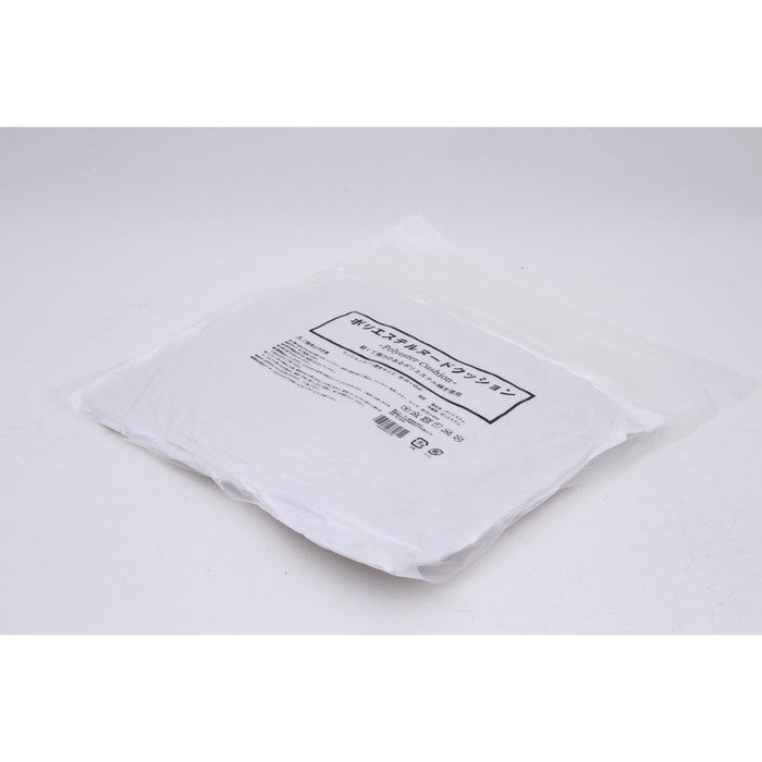 ポリエステル ヌードクッション 45×45 ホワイト 幅450×奥行450×高さ150 fj-33175の画像