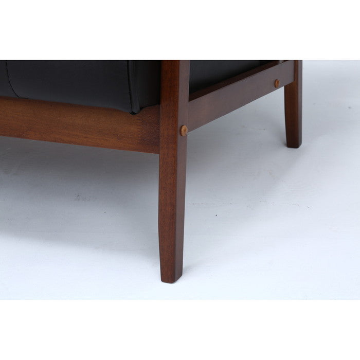 バイキャストPUソファー フレンズ ダークブラウン 3P 846 fj-34207の画像