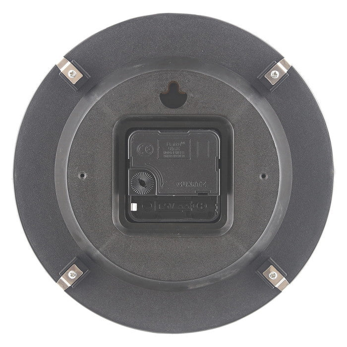 カバー付ウォールクロック WHITE ホワイト 幅200×奥行40×高さ200 fj-36888の画像