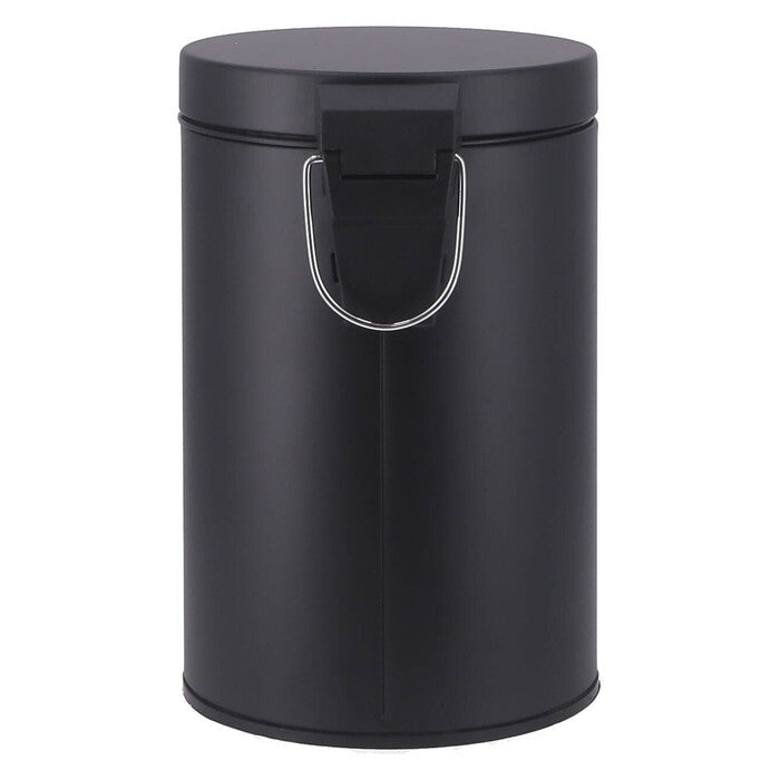 ゴミ箱 静かに閉まる 3L BK ブラック 完成品 W168×D230×H262mm 0.64kg fj-37695の画像