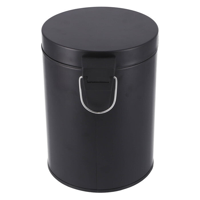 ゴミ箱 静かに閉まる 5L BK ブラック 完成品 W205×D260×H280mm 0.8kg fj-37697の画像
