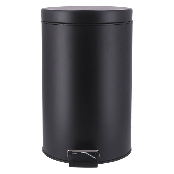 ゴミ箱 静かに閉まる 12L BK ブラック 完成品 W250×D314×H400mm 1.48kg fj-37699の画像