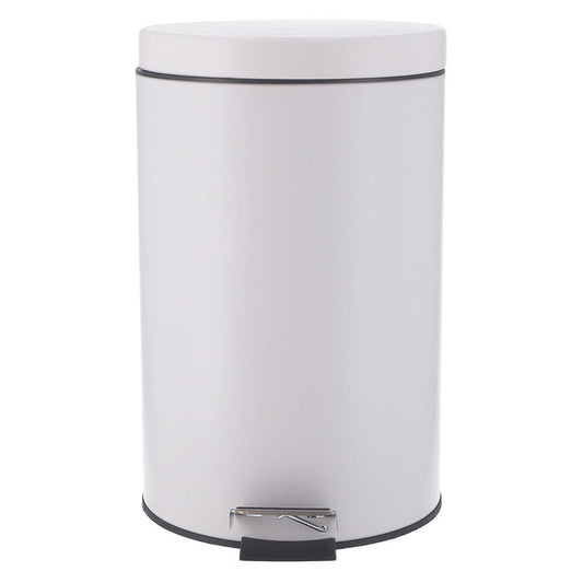 ゴミ箱 静かに閉まる 12L WH ホワイト 完成品 W250×D314×H400mm 1.48kg fj-37700の画像