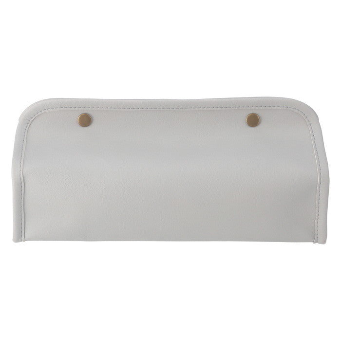 PUレザー調 ティッシュケース GY グレー 幅265×奥行125×高さ125 fj-37806の画像