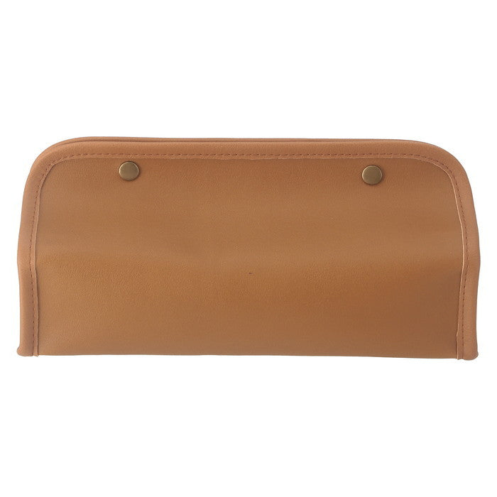 PUレザー調 ティッシュケース BE ベージュ 幅265×奥行125×高さ125 fj-37807の画像