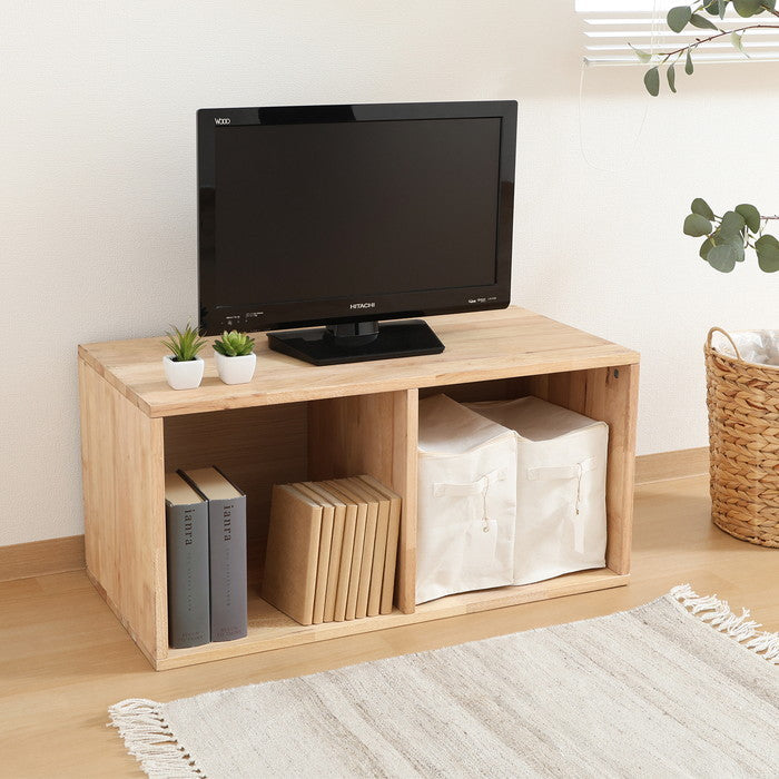 NS TATAMI オープンシェルフ ベースタイプ 5155-5 ナチュラル 幅800×奥行400×高さ390mm fj-37816の画像