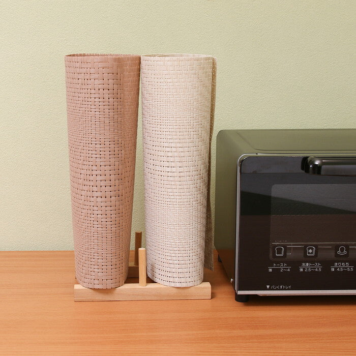 マット PVC Pasuto モダンベージュ 完成品 W450×D300×H0mm 0.1kg fj-37834の画像