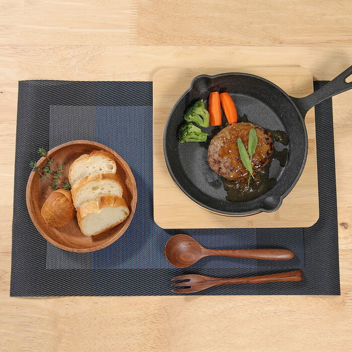 マット PVC Pasuto ストーンブルー ブルー 完成品 W450×D300×H0mm 0.1kg fj-37836の画像