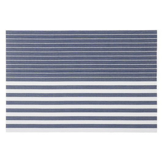 マット PVC Pasuto ストライプライトブルー ライトブルー 完成品 W450×D300×H0mm 0.1kg fj-37837の画像