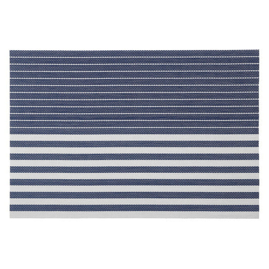 マット PVC Pasuto ストライプブルー ブルー 完成品 W450×D300×H0mm 0.1kg fj-37838の画像