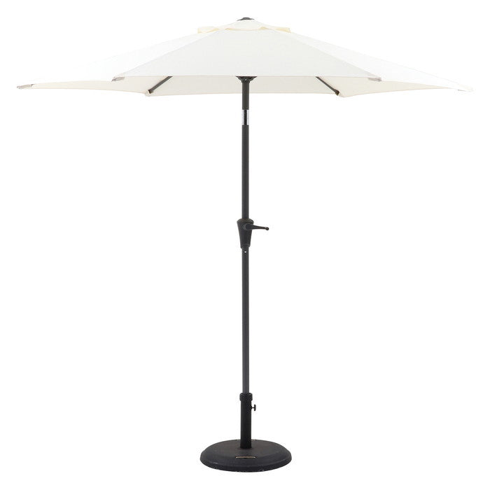 アルミパラソル 240cm アイボリー アイボリー 2020 ×2400 ×2200 ベース別売り fj-37851の画像